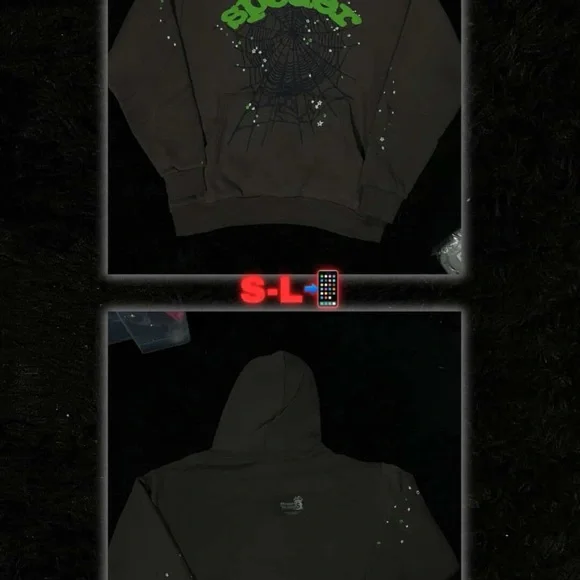 Black spider sweatsuit